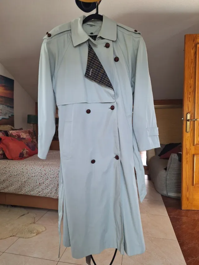 Gabardina mujer T42 Beige/Multicolor