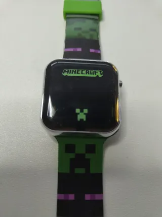 Reloj Minecraft Creeper