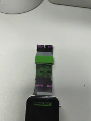 Reloj Minecraft Creeper