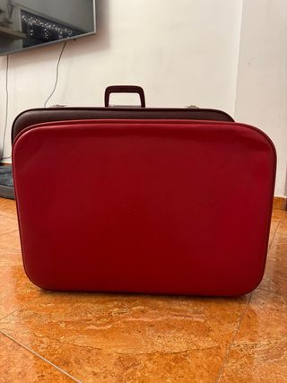 Lote 2 Maletas Vintage Cuero
