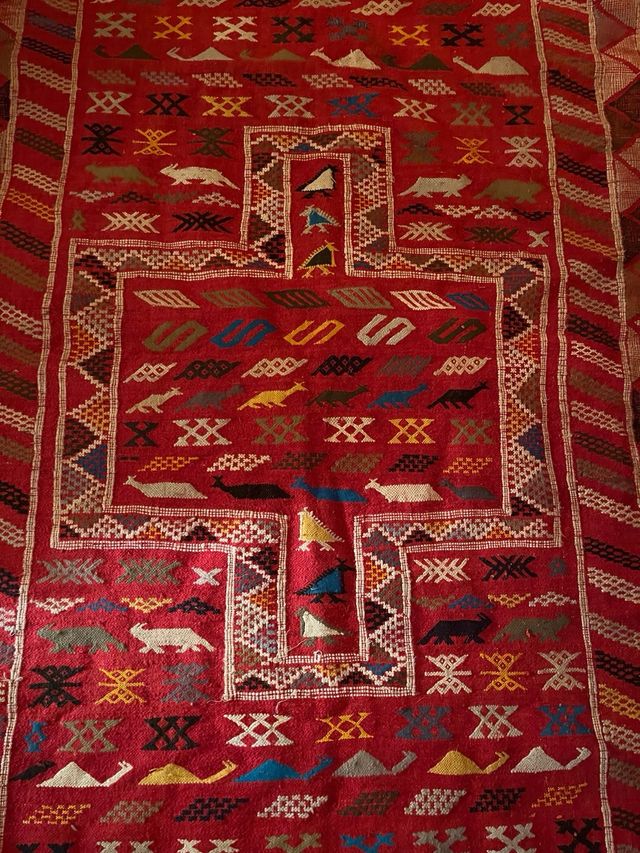 Alfombra Kilim Artesanal 2,25m x 1,33m