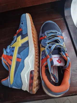 Scarpe W6YZ Blu/Arancioni Taglia 43