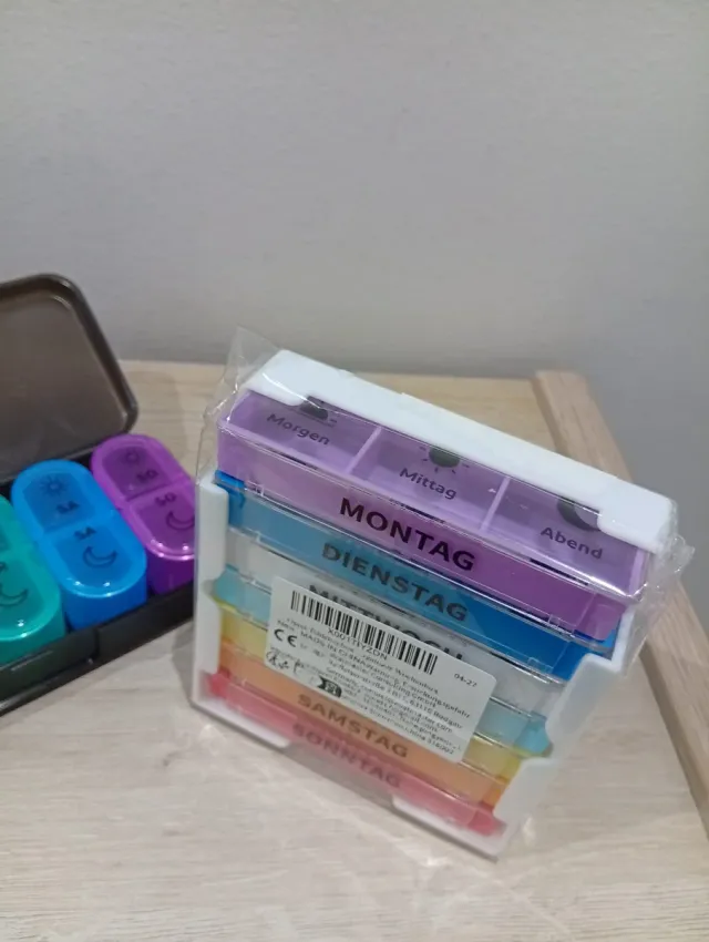 2 Pastillero Semanal Organizador Medicamentos