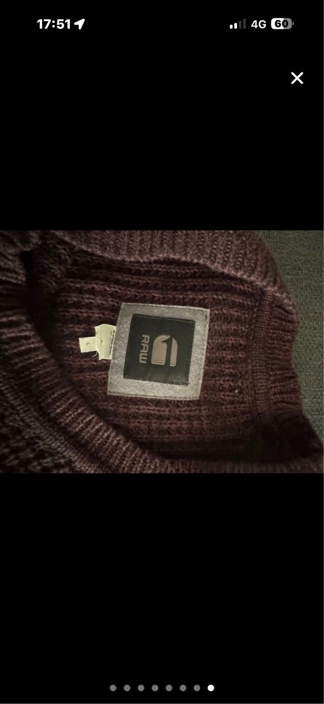 Jersey G-Star Raw Marrón Talla L