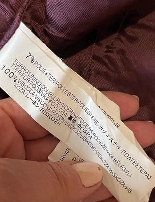 Chaqueta Zara Tweed Morada