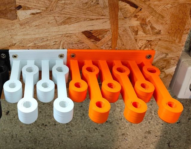 2 Soportes para pared para 15 destornilladores