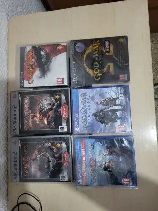 Lote God of War PS2, PS3 y PS4