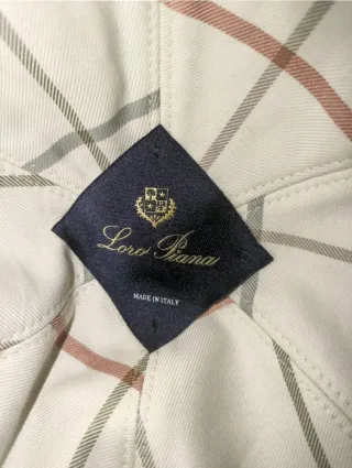 Cappellino Loro Piana Blu Scuro Taglia Unica