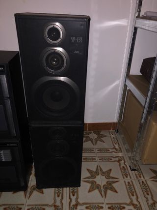 Receptor JVC DR-E34LBK + 2 Altavoces JVC