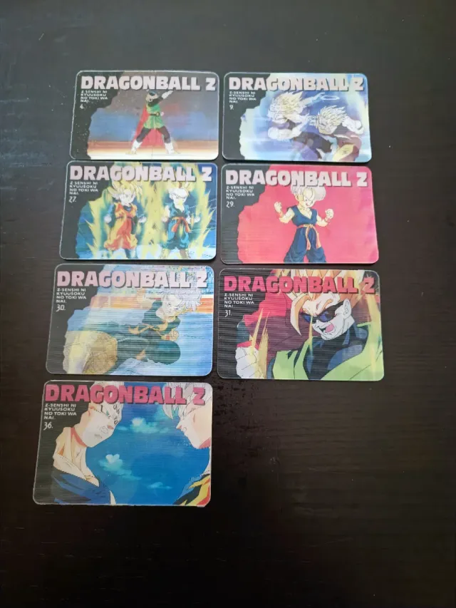 Cartas Dragon Ball Z 3D Amada