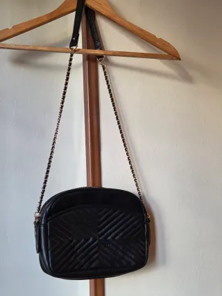 Bolso Petite Mendigote Negro Cuero