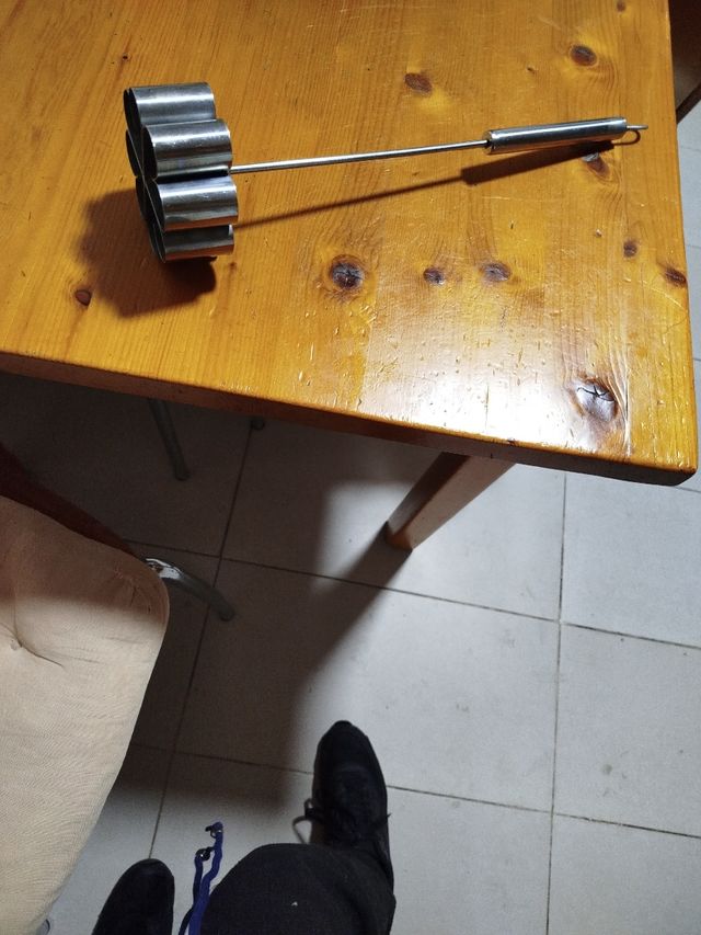 Molde para hacer flores de metal