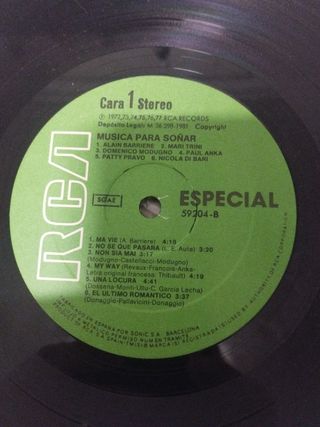 3 LP Vinilo Música para Soñar 1981