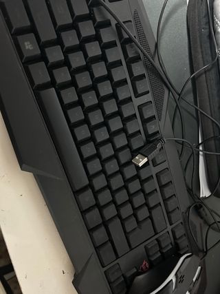 Teclado y Ratón Gaming Negro