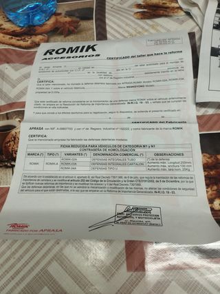 Defensas Delanteras SsangYong