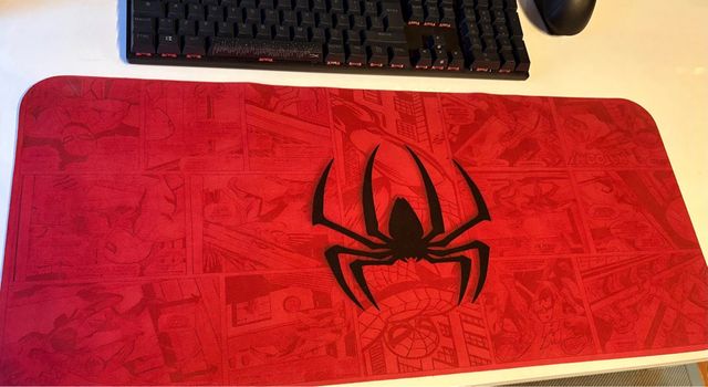 Alfombrilla Ratón XXL Spiderman Roja 70x30cm