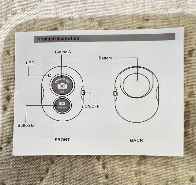 Aro de luz LED con mando Bluetooth.