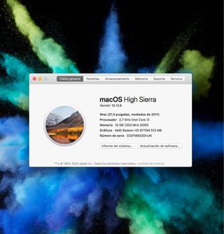 iMac Apple Plata y Negro