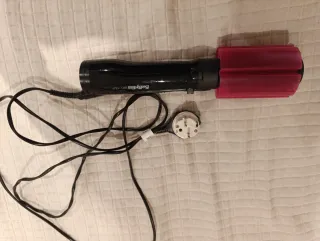 Cepillo Giratorio BaByliss Negro/Rosa