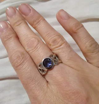 Anillo Plata Amatista 