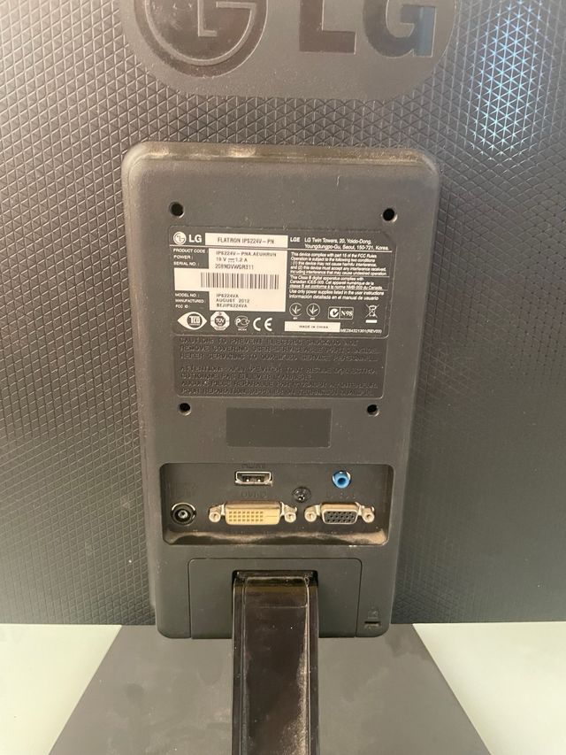 Monitor LG Flatron IPS224 21,5 Negro