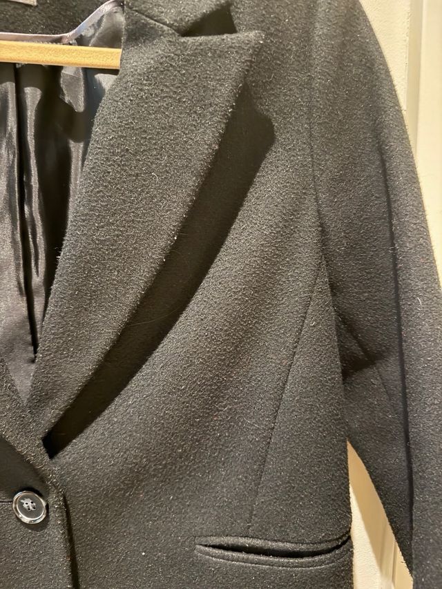 Abrigo negro Primark Talla 38