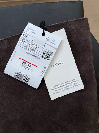 Botas Mango Talla 38 Marrón