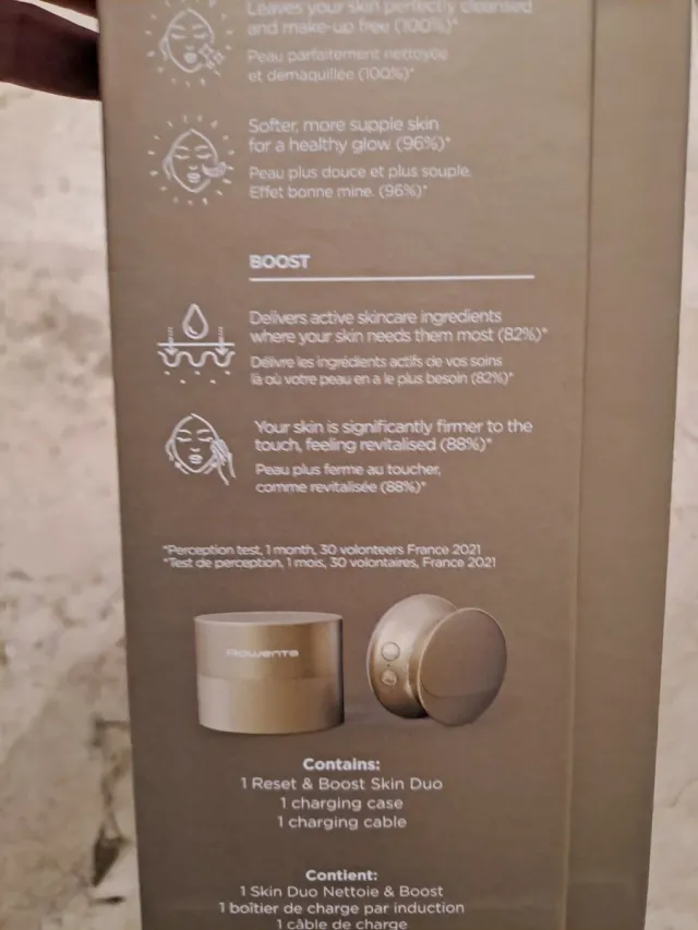 Masajeador y limpiador facial. Rowenta