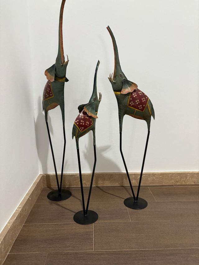 Decoración pared árbol hojas metal 3D