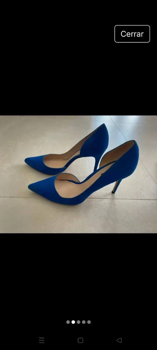 Zapatos de tacón Mango azul eléctrico T40