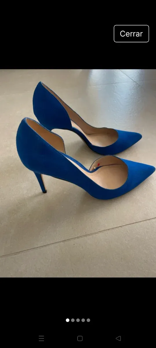 Zapatos de tacón Mango azul eléctrico T40