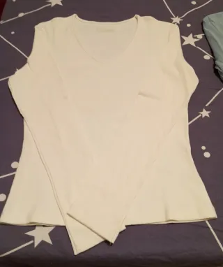 Jersey canutillo color blanco