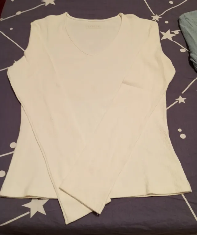 Jersey canutillo color blanco