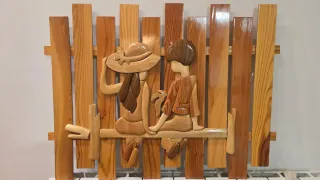 Cuadro decorativo de madera
