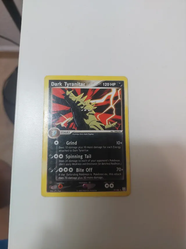 Carta Pokémon Dark Tyranitar Stage 2