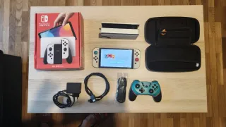 Nintendo Switch OLED Blanca