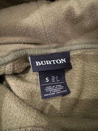Sudadera Burton Verde Talla M