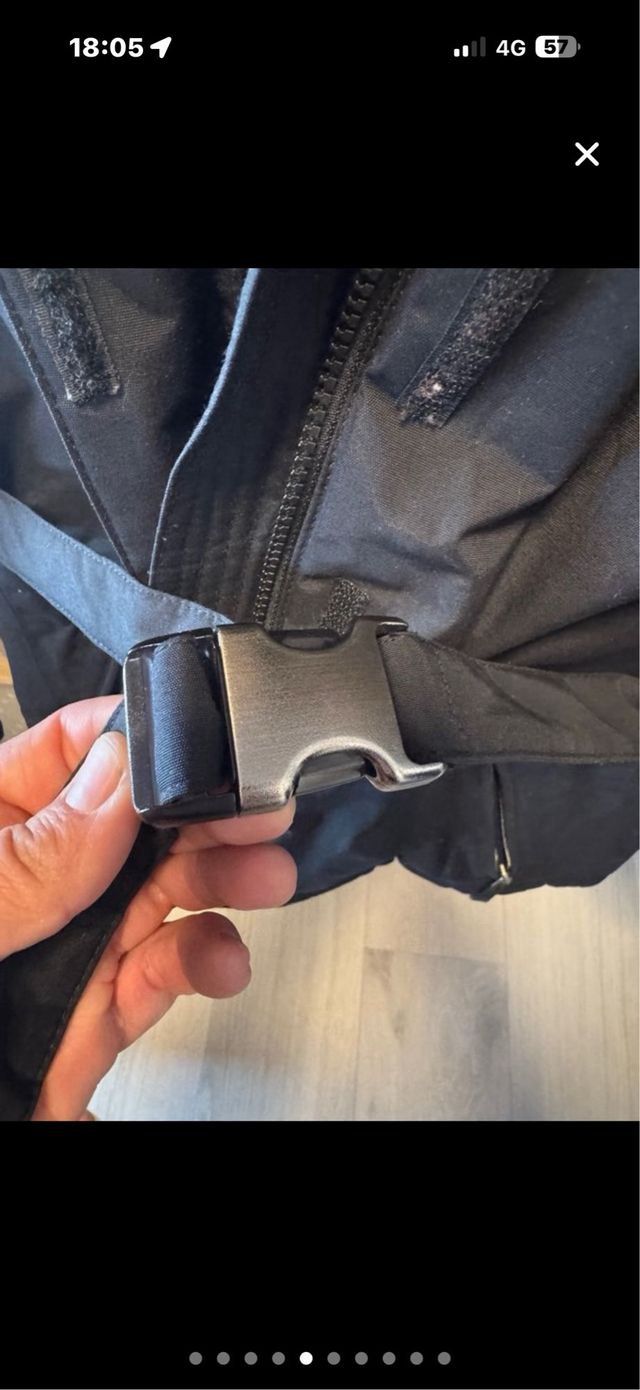 The North Face Parka M Mujer Negra