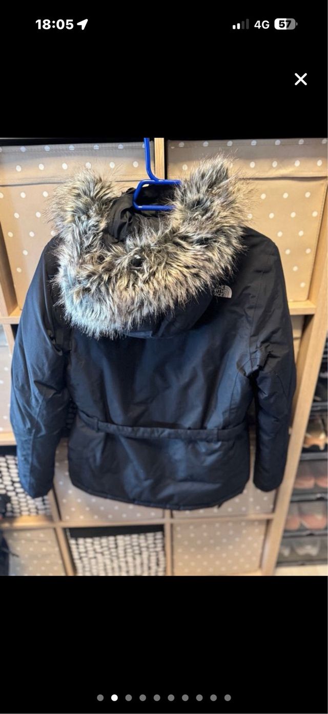 The North Face Parka M Mujer Negra