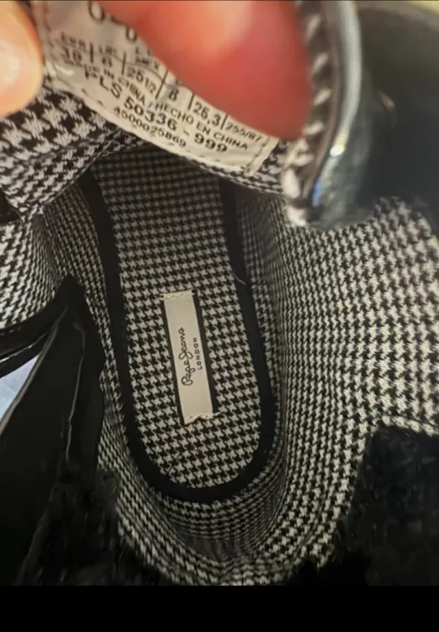 Botines Pepe Jeans Piel Negro Mujer