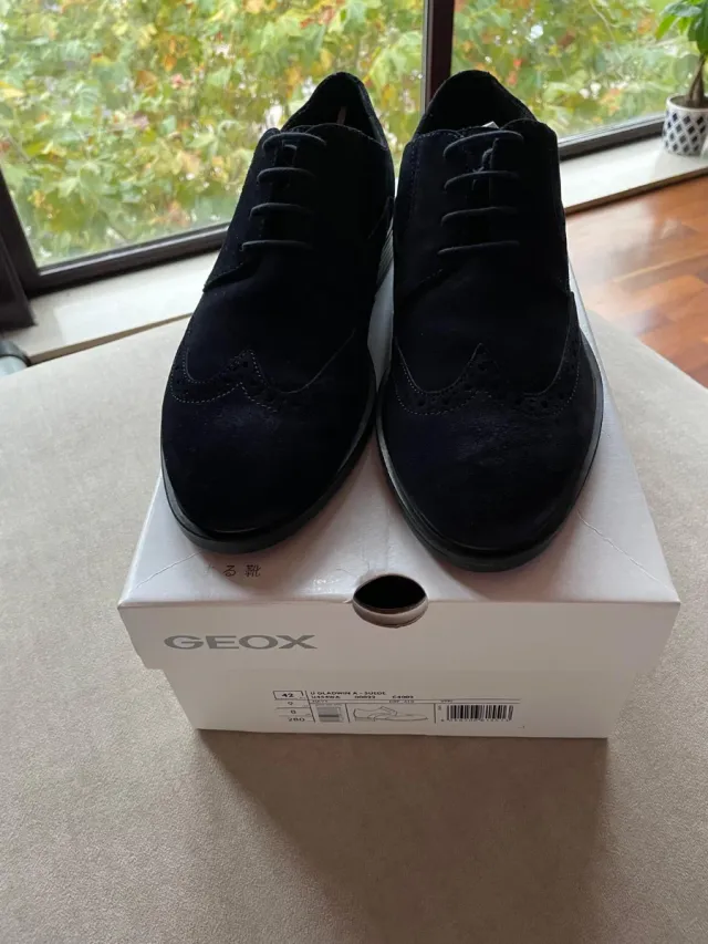 Zapatos Geox Vestir Azul Marino Talla 42