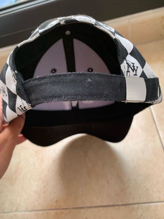 Gorra NY a cuadros