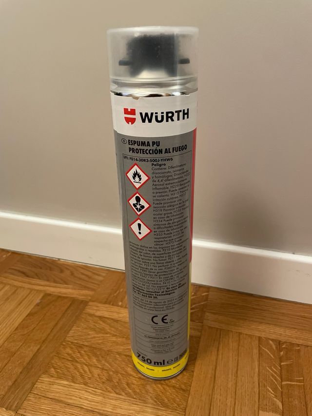 Espuma PU Protección al Fuego Würth