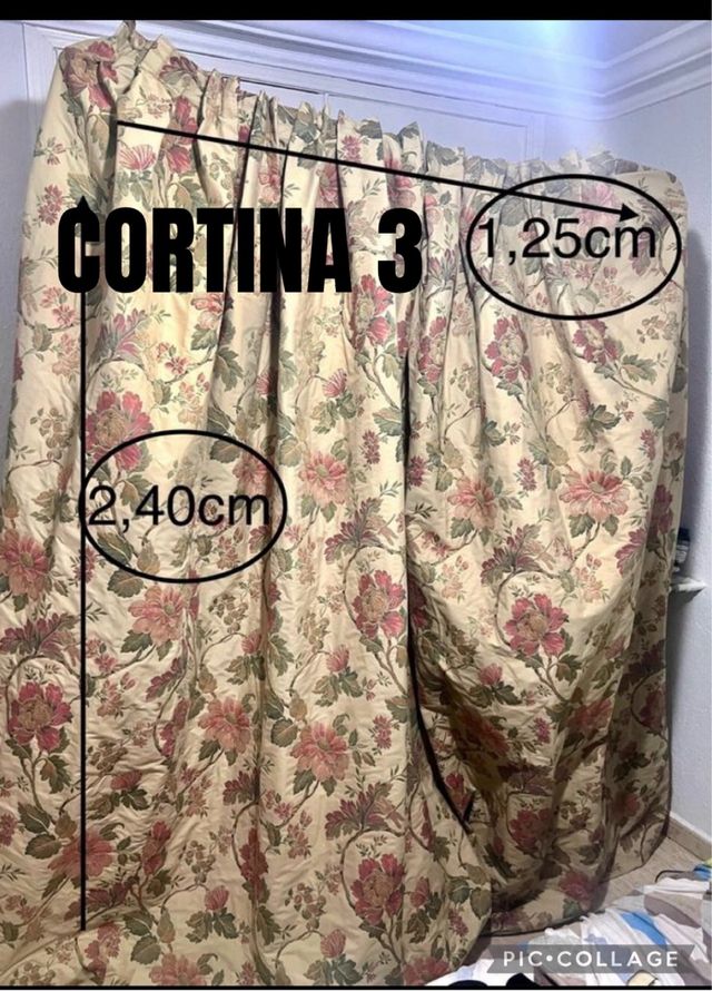 Cortina Floral #3