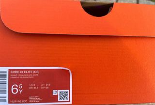 Nike Kobe 9 Elite GS Christmas Talla 39 (6.5)