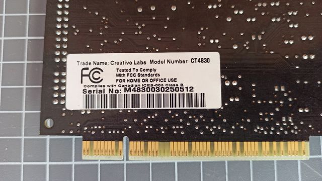 Tarjeta Sonido Sound Blaster Live CT4830