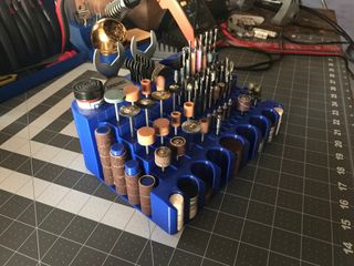 Soporte Dremel - organizador accesorios