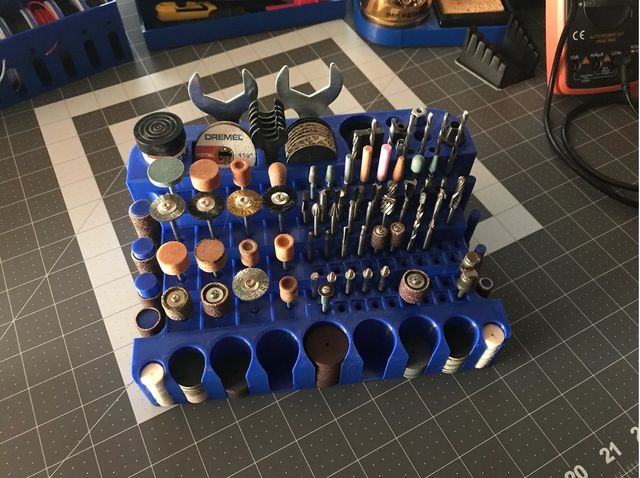 Soporte Dremel - organizador accesorios