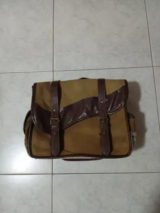 Alforjas Moto Vintage Marrón y Cuero