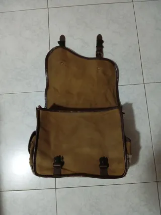 Alforjas Moto Vintage Marrón y Cuero